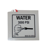 B06-00-0531 Decal-Water-3000 Psi | Genuine Haulotte